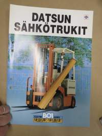 Datsun sähkötrukit BO1 Series 1981 - trukki -myyntiesite