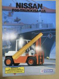 Nissan FO5-trukkisarja 1983 - trukki -myyntiesite