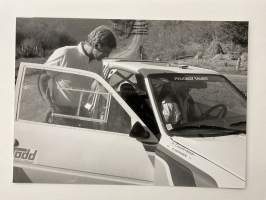 Juha Kankkunen ja Ari Vatanen ralli -valokuva / rally photo