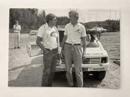 Timo Salonen ja Ari Vatanen ralli -valokuva / rally photo