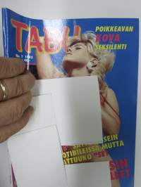 Tabu 1993 nr 1 -aikuisviihdelehti / adult graphics magazine