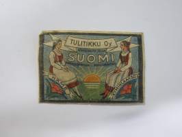 Häme - Kyminlaakso -tulitikkuetiketti