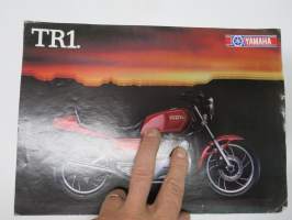Yamaha TR1 moottoripyörä -myyntiesite, engalnninkielinen