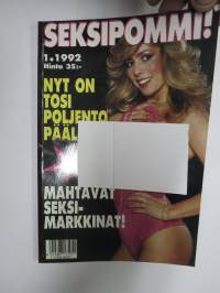 Seksipommi 1992 nr 1 -aikuisviihdelehti / adult graphics magazine