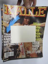 Kalle 1987 nr 23 -aikuisviihdelehti / adult graphics magazine - Sisältää lautapelin!!!