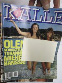 Kalle 1987 nr 16 -aikuisviihdelehti / adult graphics magazine