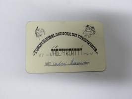 Turun kansalaiskoulun toverikunta 1963-64 -jäsenkortti