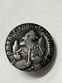 Suomen Pienkiinteistöliitto -mutterimerkki, leimattua 813 hopeaa, vuosileima H7 = 1961