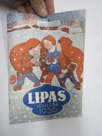 Lipas 1956 Joulunumero - Säästöpankki asiakaslehti lapsille / nuorille, Jorma Eerola - Jouni lappalaispoika ja porotokka, Antero Kajanto - Metsän väen joulu...