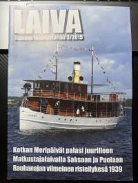 Laiva 2015 nr 3 - Suomen laivahistoriaa -lehti / magazine, finnish maritime history
