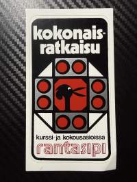 Kokonaisratkaisu -tarra