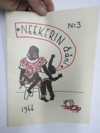 Neekerin ääni 1944 nr 3 - Satakunnan Sanomalehtimiesyhdistys -julkaisu