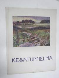 Kesätunnelma II 1916 - Sosialistin Kirjapaino-osuuskunta IL julkaisu, Kansikuva Ali Munsterhjelm 