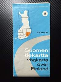 Suomen tiekartta alue 6