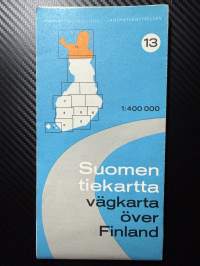 Suomen tiekartta alue 13