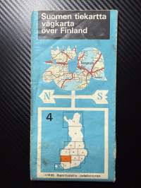Suomen tiekartta alue 4