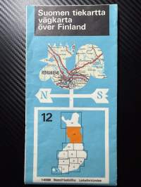 Suomen tiekartta alue 12