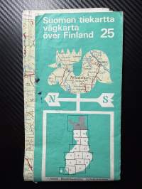 Suomen tiekartta alue 25