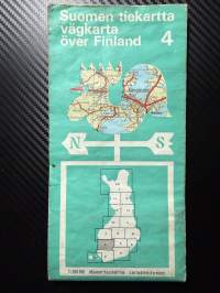 Suomen tiekartta alue 4