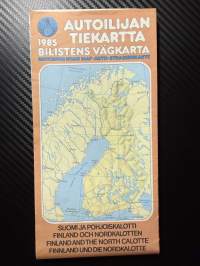 Autoilijan tiekartta Suomi ja Pohjoiskalotti