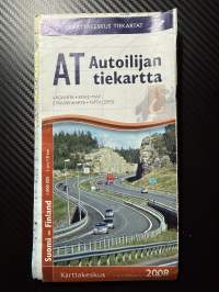 Suomi Finland Autoilijan tiekartta