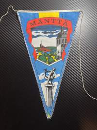 Mänttä -matkailuviiri, isokoko / souvenier pennant