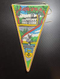Lovisa, Loviisa -matkailuviiri, isokoko / souvenier pennant