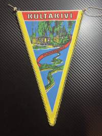 Kultakivi, Punkaharju -matkailuviiri, isokoko / souvenier pennant