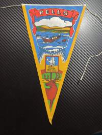 Pello -matkailuviiri, isokoko / souvenier pennant