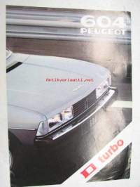 Peugeot 604 D Turbo 1979 -myyntiesite