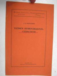 Yleinen henkivakuutuslääketiede