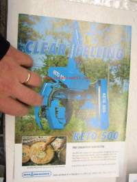 Keto 500 harvester -brochure, myyntiesite englanniksi