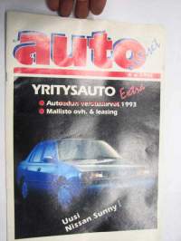 Auto uutiset 1992 nr 4 -Nissan asiakaslehti (Nissan Sunny)
