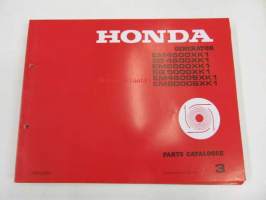 Honda Generator EM4500XK1, EG4500XK1, EM5000XK1, EG5000XK1, EM4500SXK1, EM5000SXK1 Parts catalogue 3 -varaosaluettelo