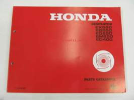 Honda Generator EX650, EG550, EG650, EM650, ED400 Parts catalogue 8 -varaosaluettelo