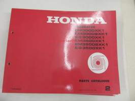 Honda Generator EM3000XK1, EM3000SXK1, EG3000XK1, EM3500XK1, EM3500SXK1, EG3500XK1 Parts catalogue 2 -varaosaluettelo