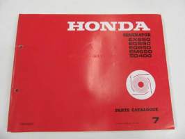 Honda Generator EX650, EG550, EG650, EM650, ED400 Parts catalogue 7 -varaosaluettelo