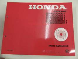 Honda Generator EM4500XK1, EG4500XK1, EM5000XK1, EM4500SXK1, EM5000SXK1 Parts catalogue 2 -varaosaluettelo