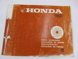 Honda Tiller F200, F250 Parts catalogue 2 -varaosaluettelo