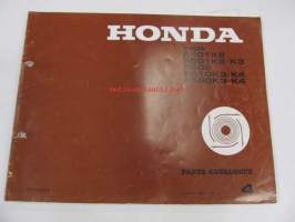 Honda Tiller F401K2, F501K2, K3, F502, F510K3, K4, F560K3, K4 Parts catalogue 4 -varaosaluettelo