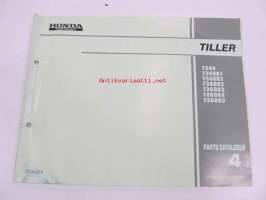 Honda Tiller F340, F340K1, F340K2, F360K2, F360K3, F360K4, F360K5 Parts catalogue 4 -varaosaluettelo