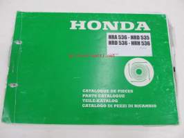 Honda Lawn mower HRA536, HRD535, HRD536, HRH536 Parts catalogue -varaosaluettelo