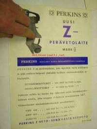 Perkins Z Mark II perävetolaite -myyntiesite