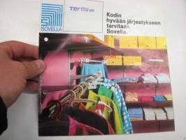 Sovella hyllyjärjestelmä 1970-luku -myyntiesite