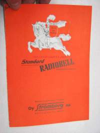Standard Radiobell 359, 359AT, 539 radiomottagare -broschyr