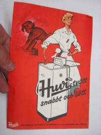 Huvi-tvätt snabbt och lätt -pesukoneen myyntiesite