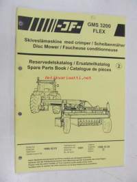 JF Skiveslåmaskine med crimper - Disc mover - Scheibenmäher - Faucheuses conditionneuses GMS 3200 FLEX Spare Parts List 2 -niittokone varaosaluettelo