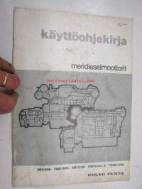 Volvo Penta MD100B, TMD100A, TMD120A, TAMD120B Meridieselmoottorit -korjaamokäsikirja