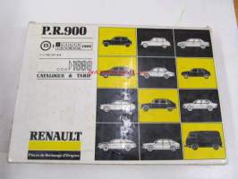 Renault 5, 6, 9, 11, 12, 14, 15, 16, 17, 18, Fuego, 20, 30, Estafette >1989 P.R. 900 15 1/1989 varaosaluettelo