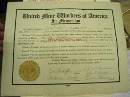 United Mine Workers of America, Cumberland Local 2337, Martin Riutta - Whereas